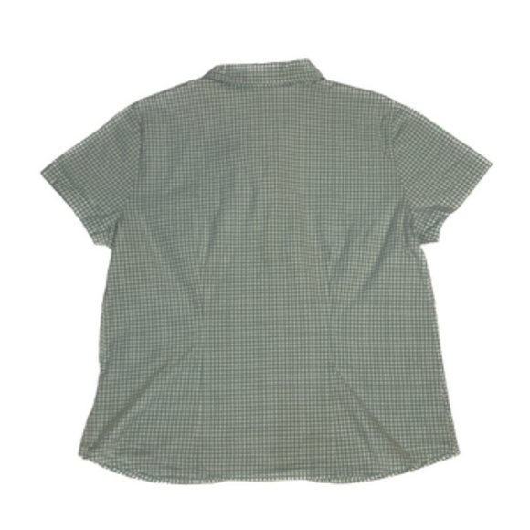 Checkered Short Sleeve Button Up - Picture 2 of 3